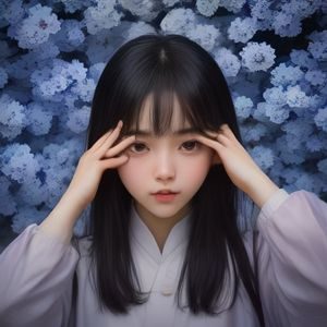 内容策划周砚之坐在办公位上整理专题卡片，桌上放着多本剧本文献，窗外傍晚光线柔和